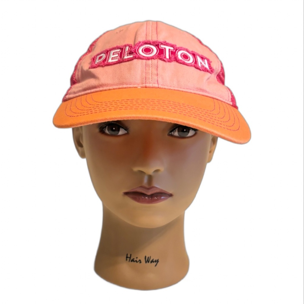 NWOT Peloton Pink & Orange Cap Hat